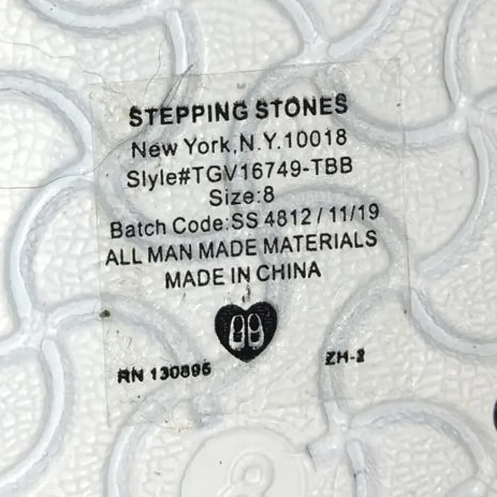 STEPPING STONES Girls New w/Tags Pink Metallic Sandals - Size: 8